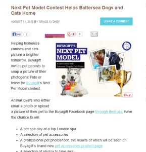Buyagift's next pet model